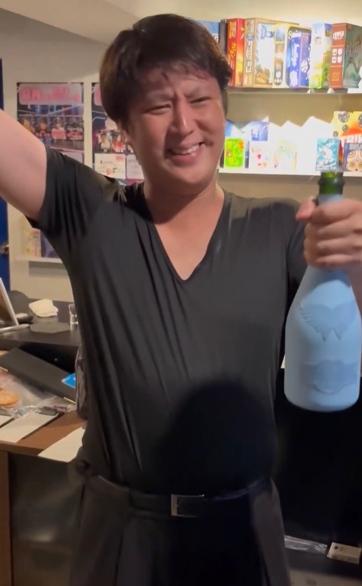 誕生日シャンパン3